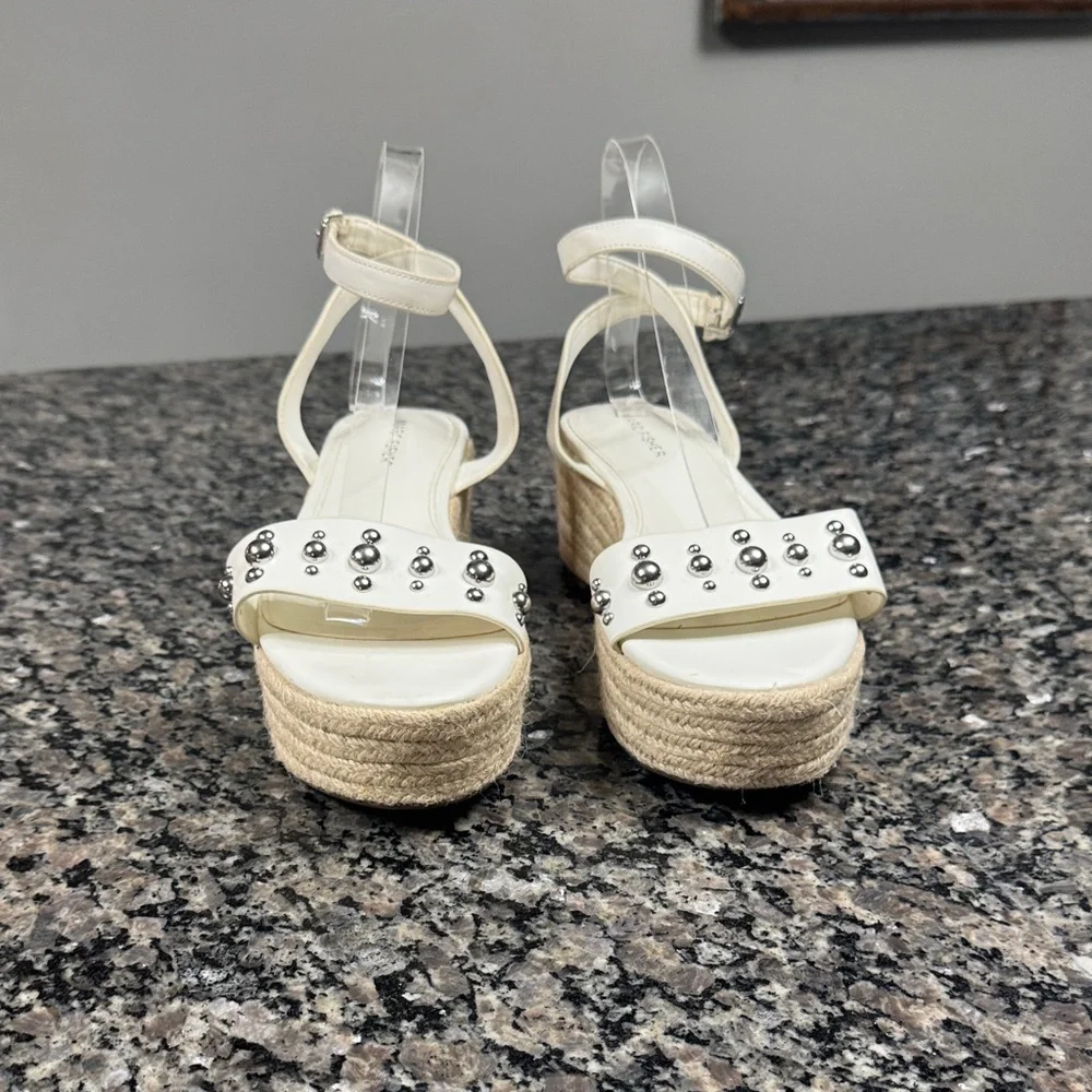 Marc Fisher White platform Espadrilles EUC 10 - Picture 5 of 15